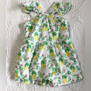 Janie and Jack Tropical Print Baby Outfit